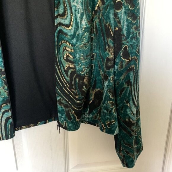 Vintage 80s/90s Joseph Ribkoff Jewel-Tone Cropped Jacket (Size 14) - Picture 4 of 8